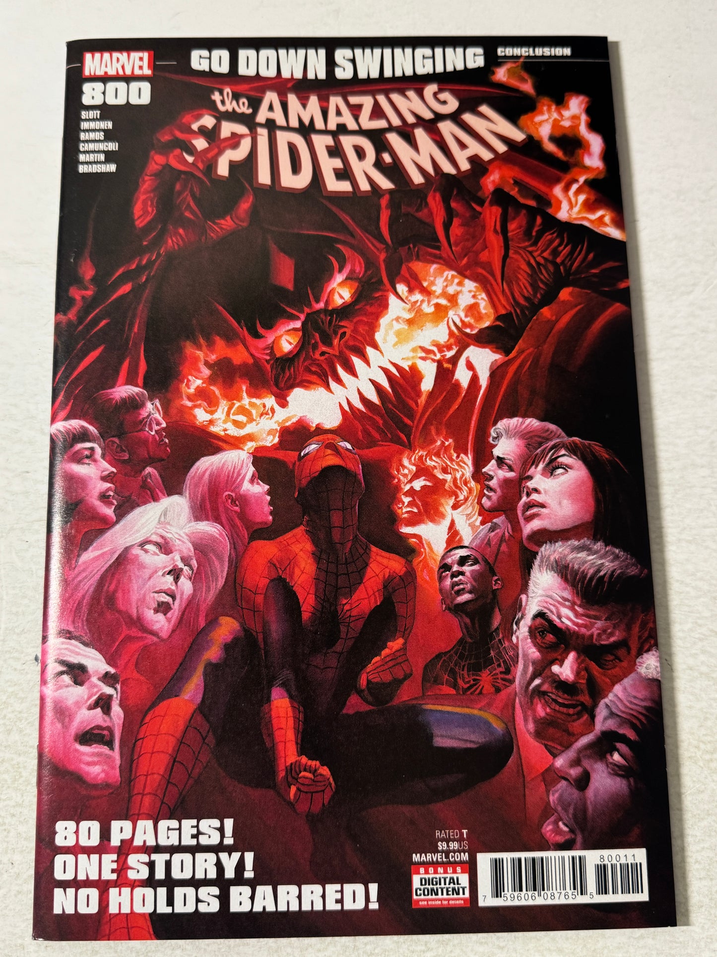 AMAZING SPIDER-MAN #800 NM Alex Ross 1ST APPEARANCE