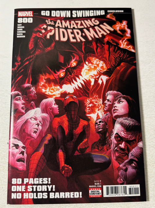 AMAZING SPIDER-MAN #800 NM Alex Ross 1ST APPEARANCE