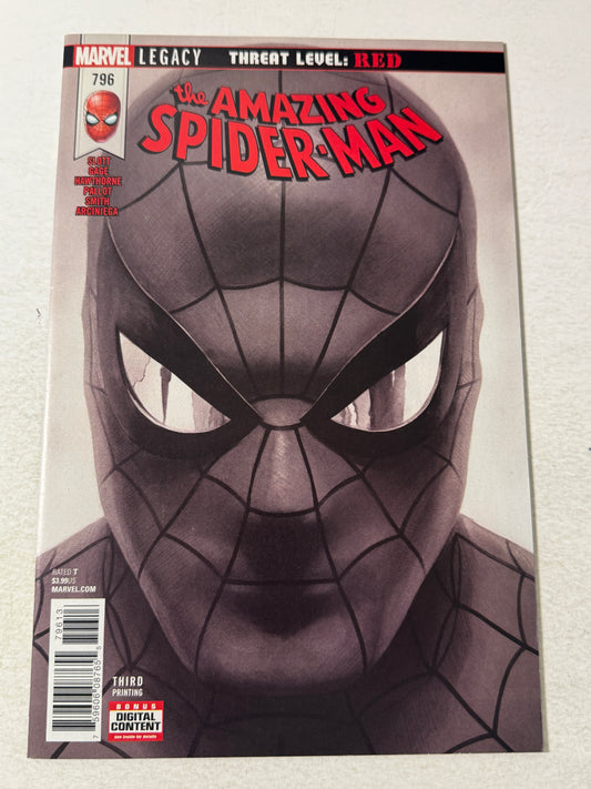 AMAZING SPIDER-MAN #796 NM- 3rd Print B/W Alex Ross Variant