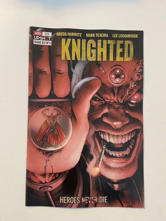 KNIGHTED #3 NM Mark Texeira Cover