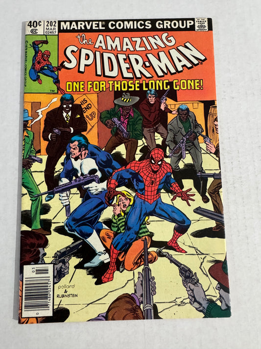 AMAZING SPIDER-MAN #202 FN/VF NEWSSTAND