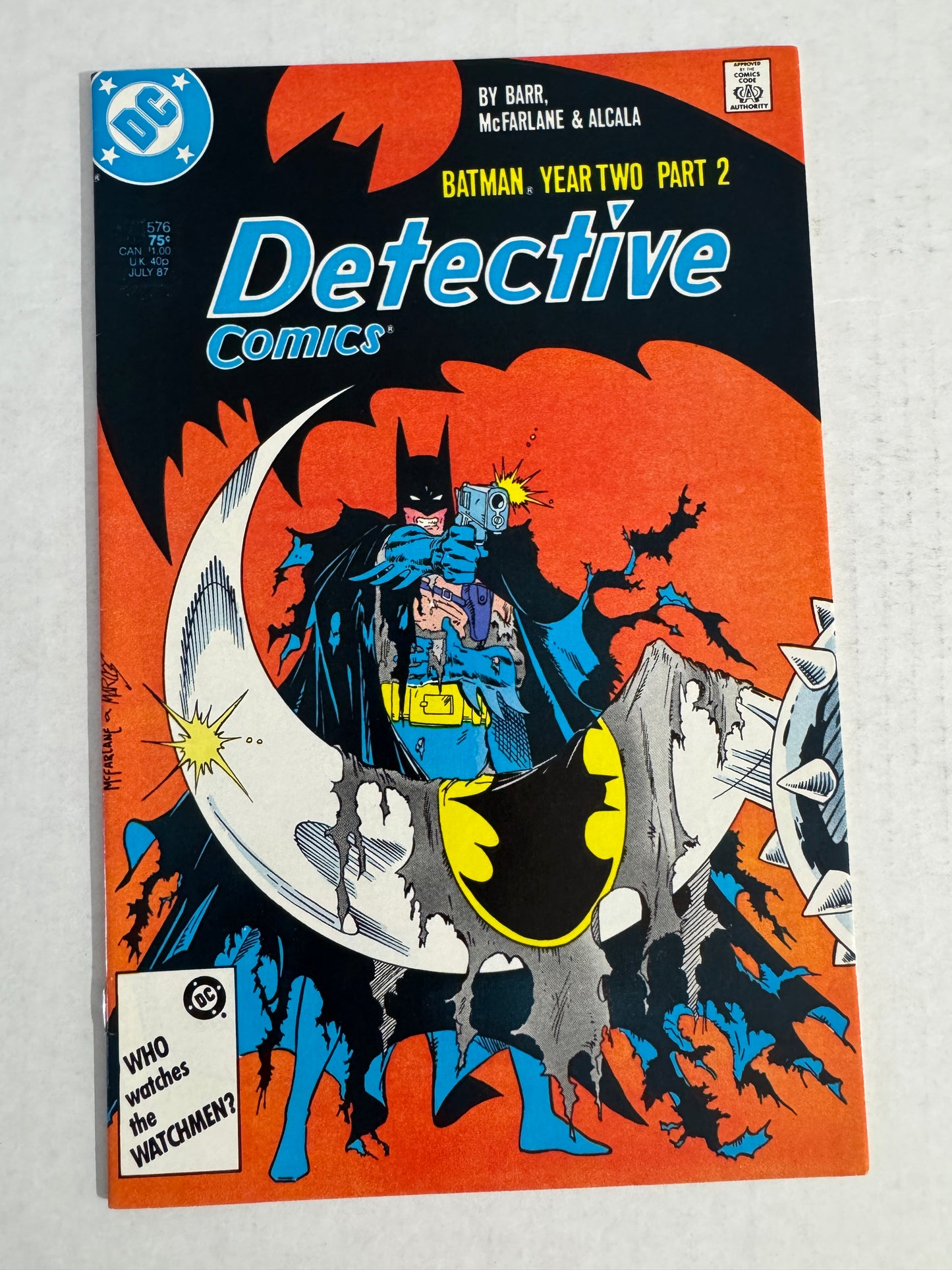 DETECTIVE COMICS #576 VF Todd McFarlane Cover