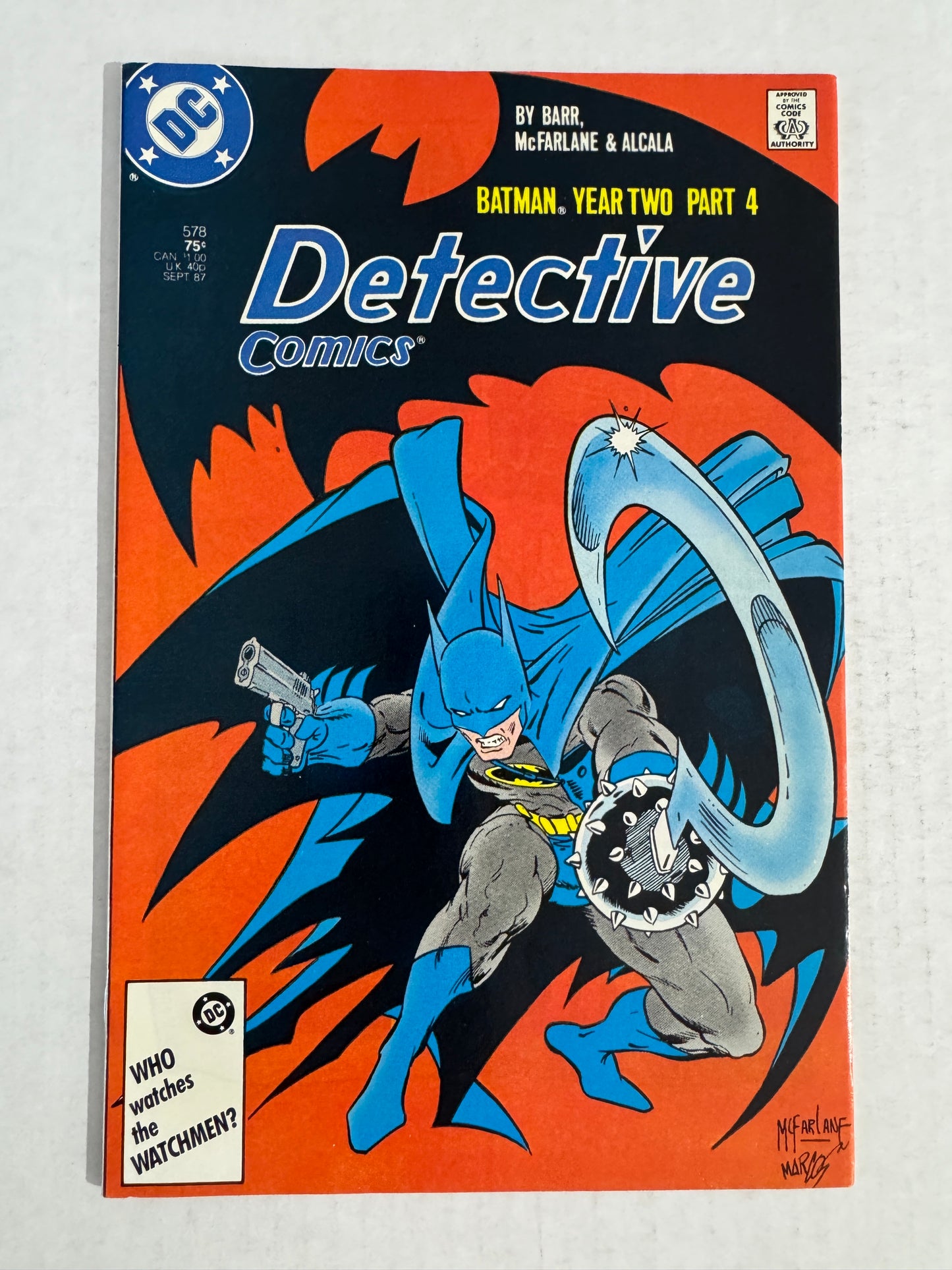 DETECTIVE COMICS #578 NM- Todd McFarlane Cover