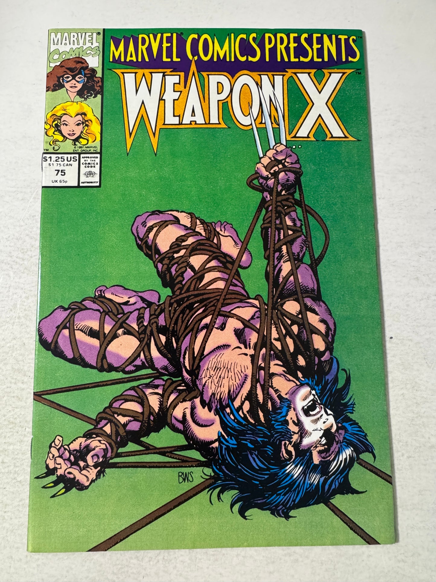 MARVEL COMICS PRESENTS #75 NM Barry Windsor Smith Cover
