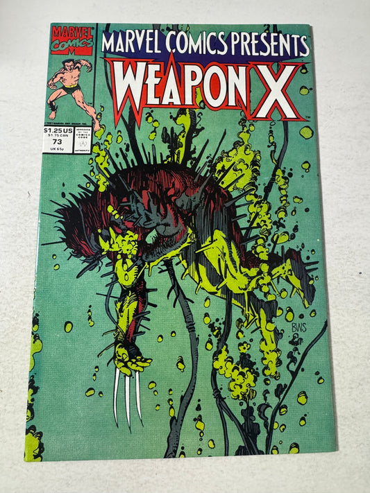 MARVEL COMICS PRESENTS #73 NM Barry Windsor Smith Cover