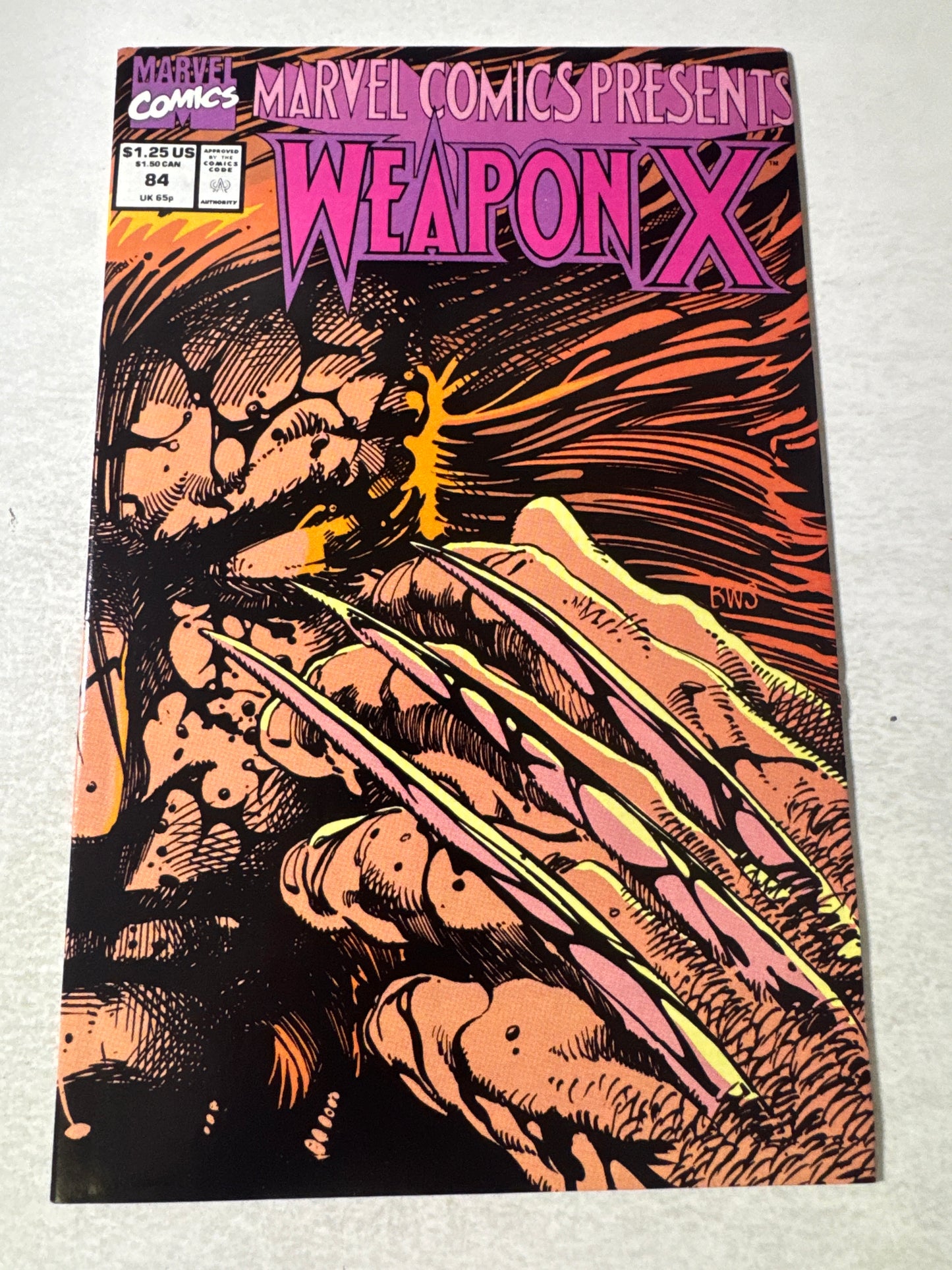 MARVEL COMICS PRESENTS #84 VF/NM Barry Windsor Smith Cover