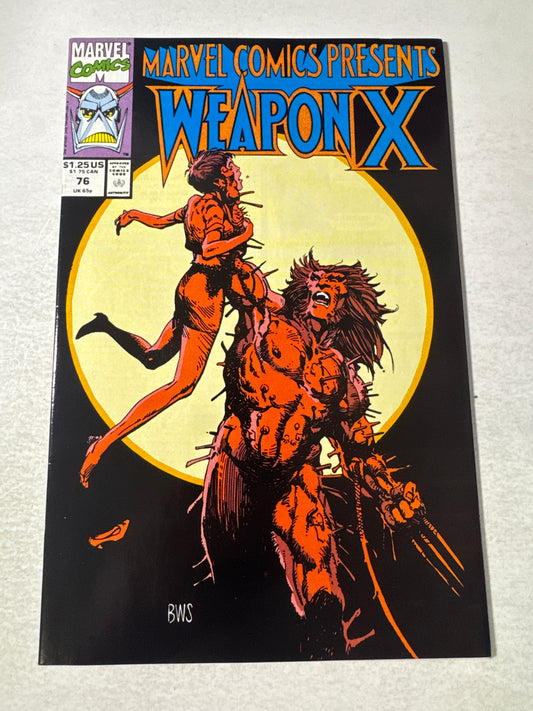 MARVEL COMICS PRESENTS #76 NM- Barry Windsor Smith Cover