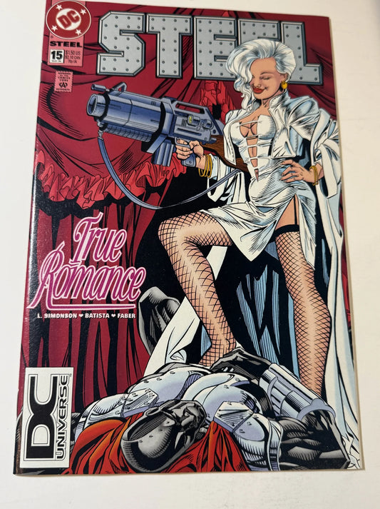 STEEL #15 NM DC UNIVERSE LOGO Variant