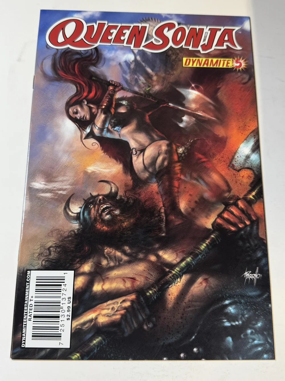 QUEEN SONJA #5 NM Lucio Parrillo Cover