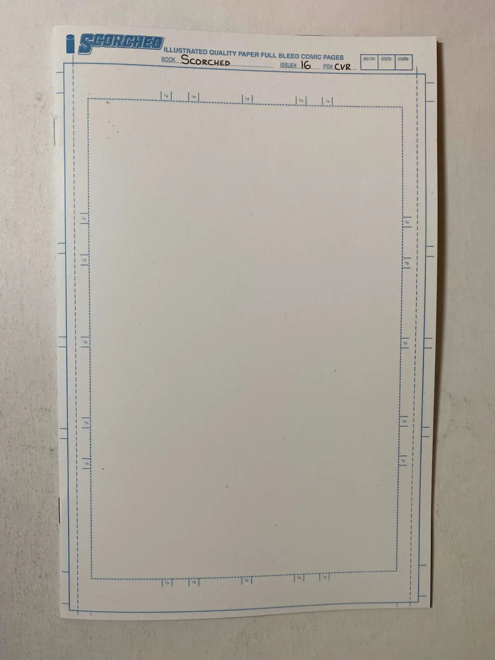 THE SCORCHED #16 NM Blank Variant