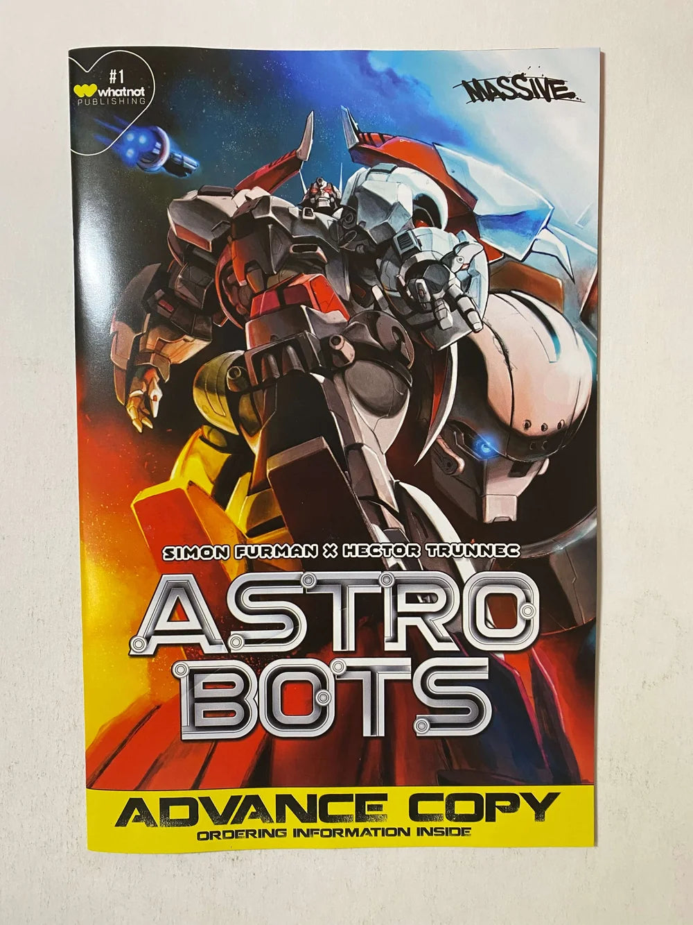 ASTRO BOTS #1 NM Advance Copy 1 Per Store