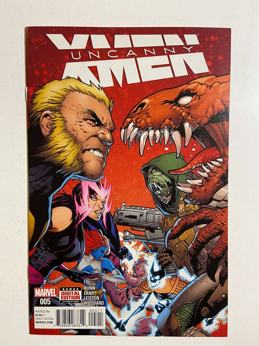 UNCANNY X-MEN #5 Vol 4 NM Greg Land Cover