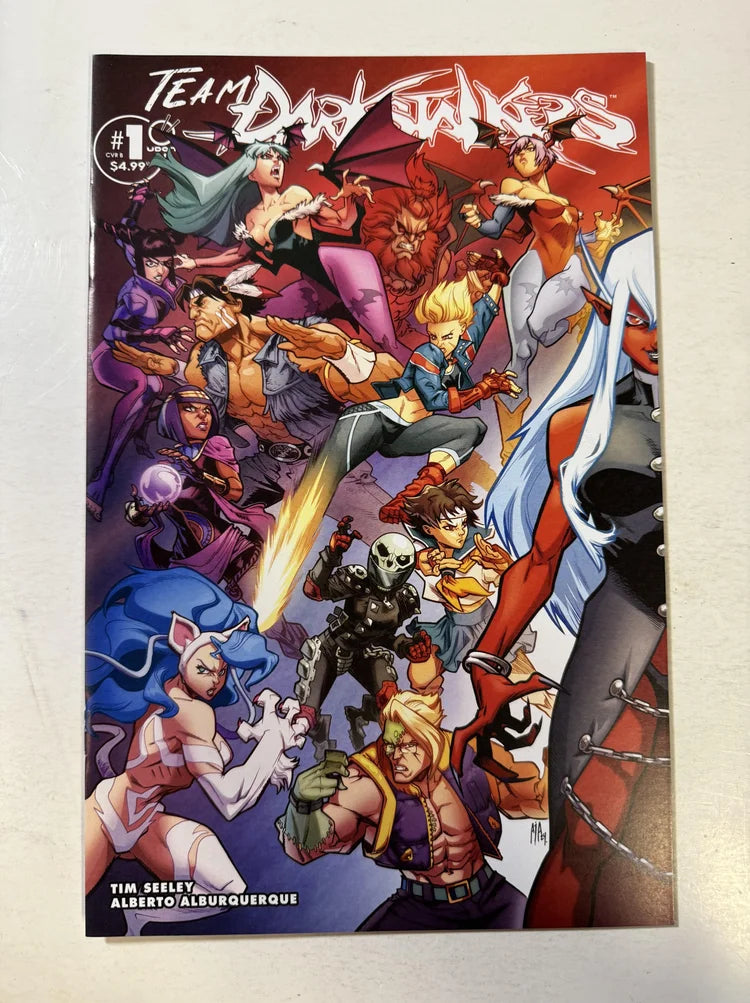 TEAM DARKSTALKERS #1 NM B Variant
