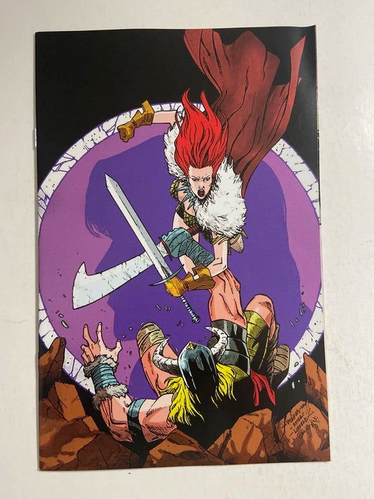 RED SONJA #19 Vol 5 VF/NM 1:10 Virgin Peeples Variant  (Dynamite)