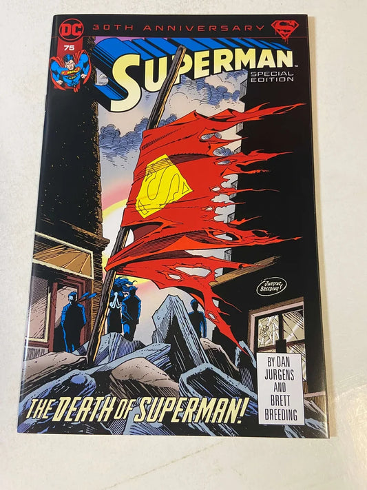 SUPERMAN #75 Vol 2 NM 30th Anniversary Variant