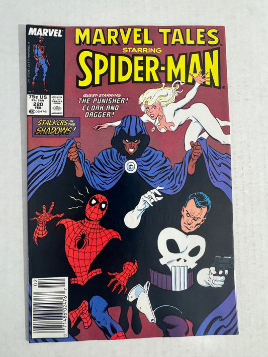 MARVEL TALES #220 NM- Mike Zeck Cover NEWSSTAND