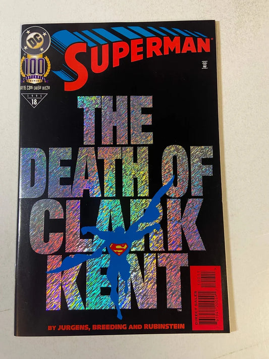 SUPERMAN #100 Vol 2 NM Foil Cover