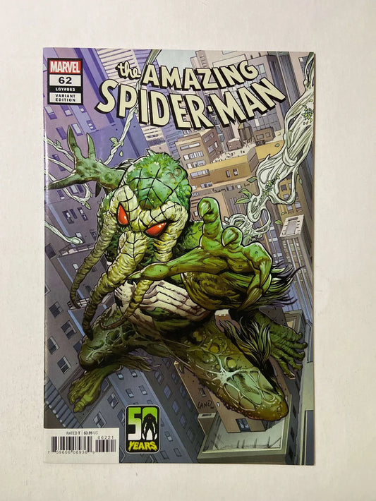 AMAZING SPIDER-MAN #62 Vol 5 NM Greg Land Man-Thing Variant