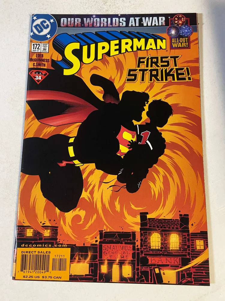 SUPERMAN #172 Vol 2 NM Ed McGuinness Cover