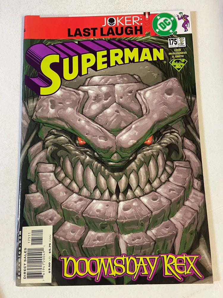 SUPERMAN #175 Vol 2 NM Ed McGuinness Cover