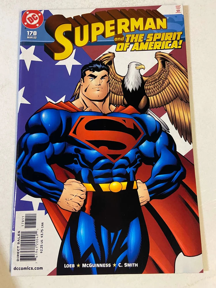 SUPERMAN #178 Vol 2 NM Ed McGuinness Cover
