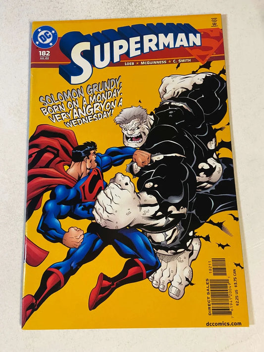 SUPERMAN #182 Vol 2 NM  Ed McGuinness Cover
