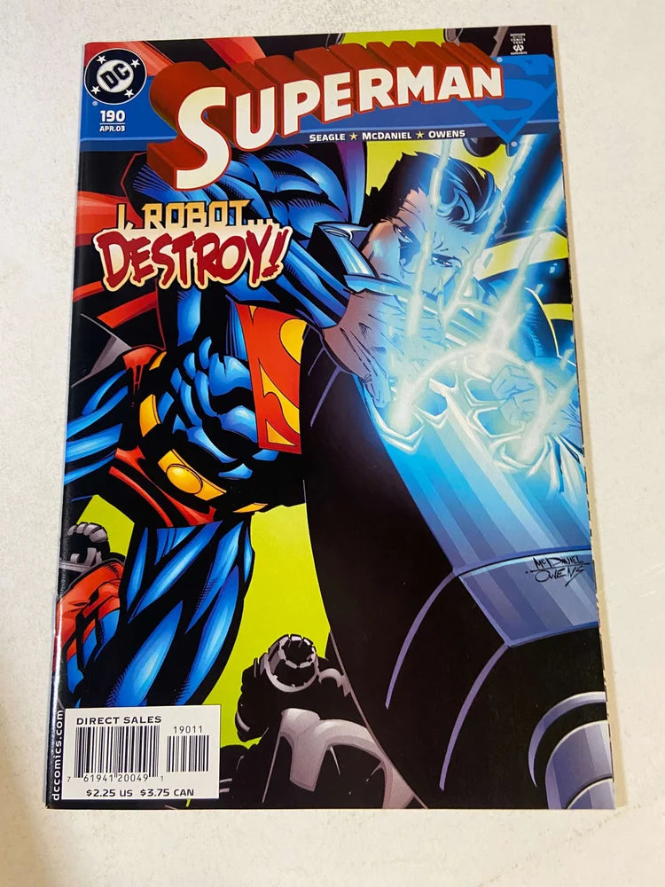 SUPERMAN #190 Vol 2 NM