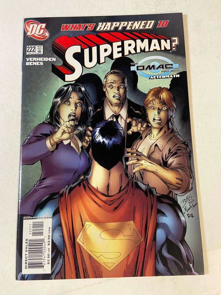 SUPERMAN #222 Vol 2 NM Ed Benes Cover