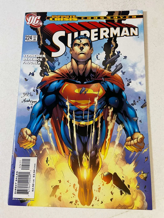 SUPERMAN #224 Vol 2 NM- Ed Benes Cover