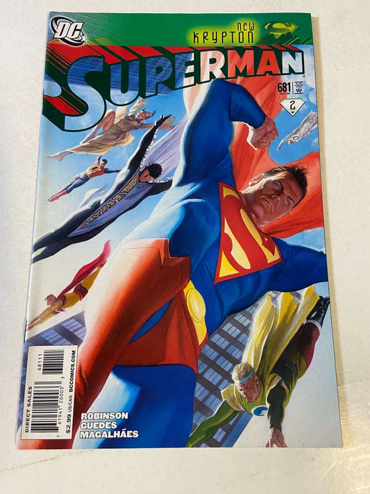 SUPERMAN #681 NM Alex Ross Cover