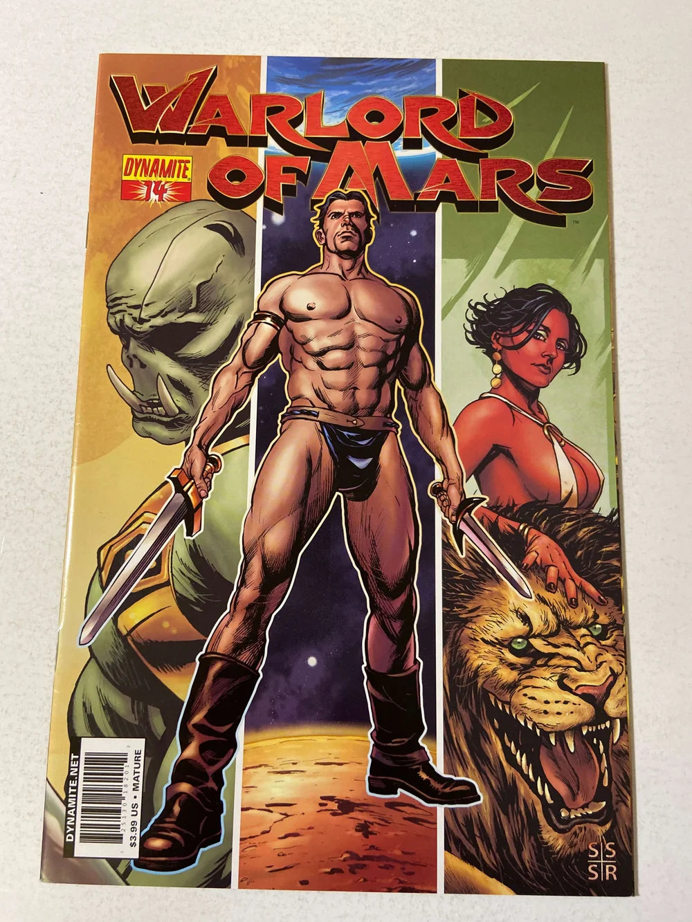 WARLORD OF MARS #14 NM- Sadowski Variant  (Dynamite)