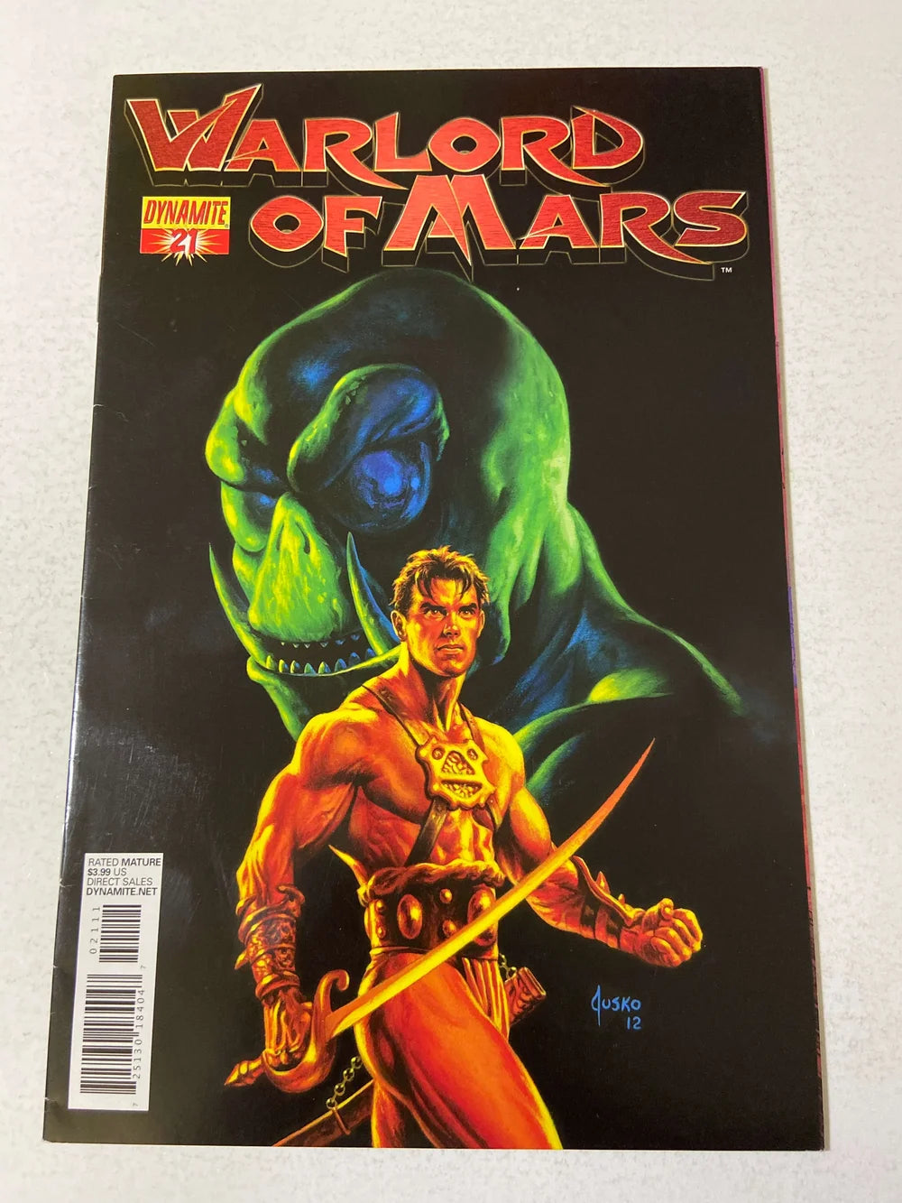 WARLORD OF MARS #21 VF Joe Jusko Cover (Dynamite)