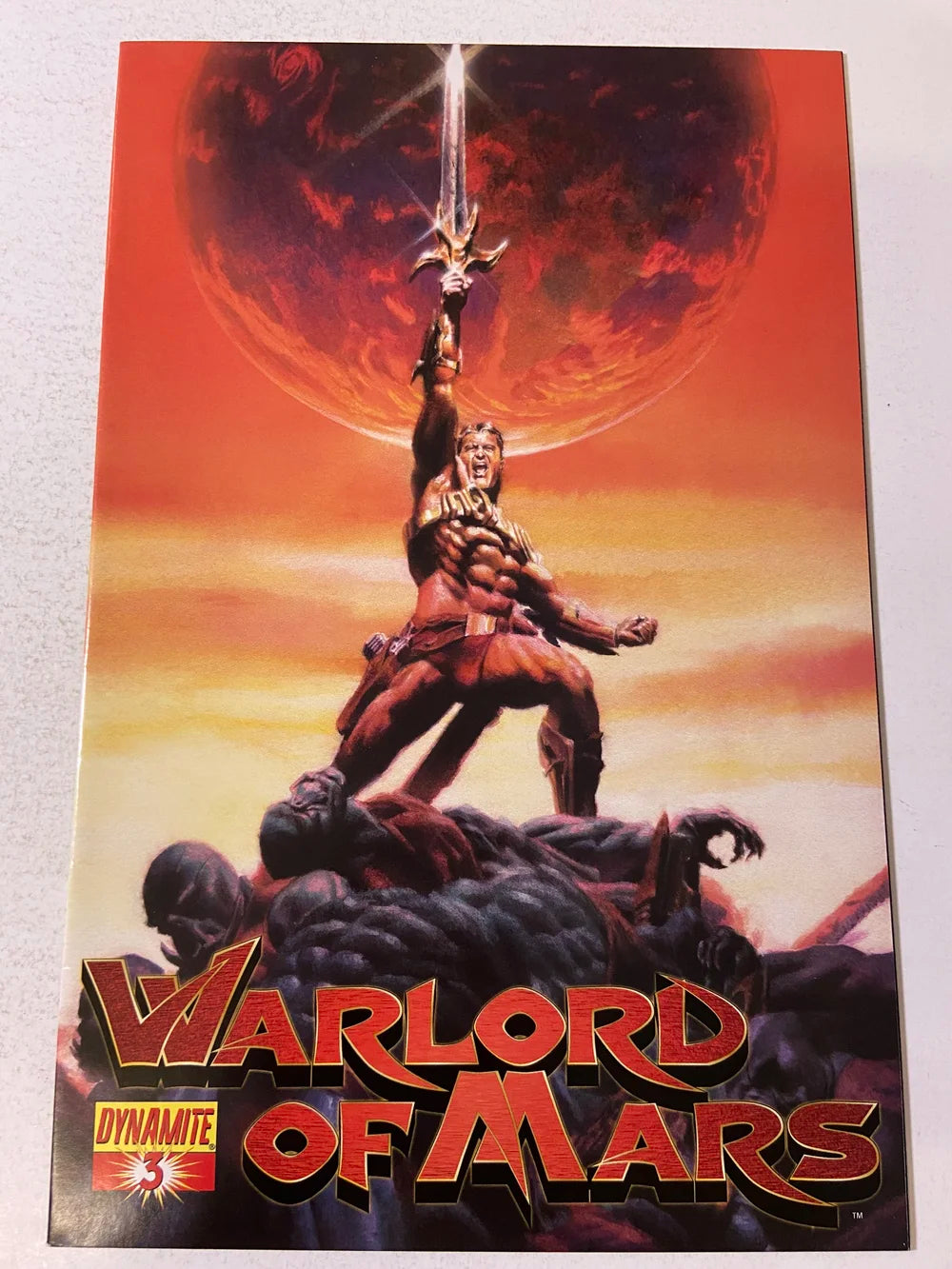 WARLORD OF MARS #3 NM- 1:10 Berkenkotter Variant (Dynamite)