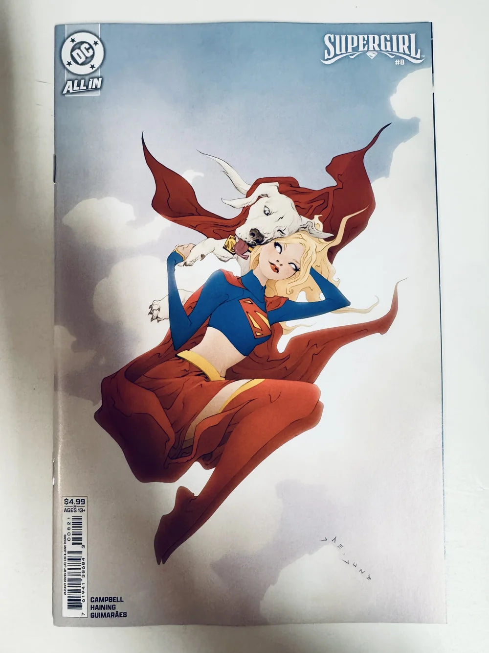 SUPERGIRL #8 Vol 8 NM Jae Lee Variant