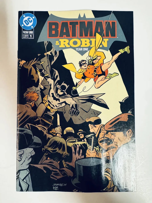 BATMAN & ROBIN YEAR ONE #1 NM Chris Samnee PROMO Variant