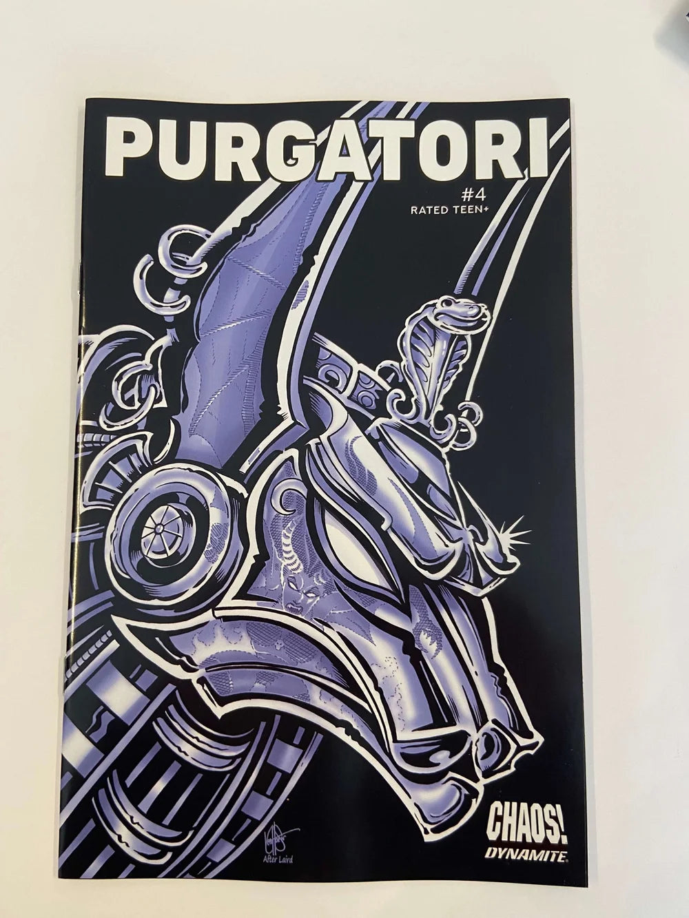 PURGATORI #4 NM TMNT Homage Variant