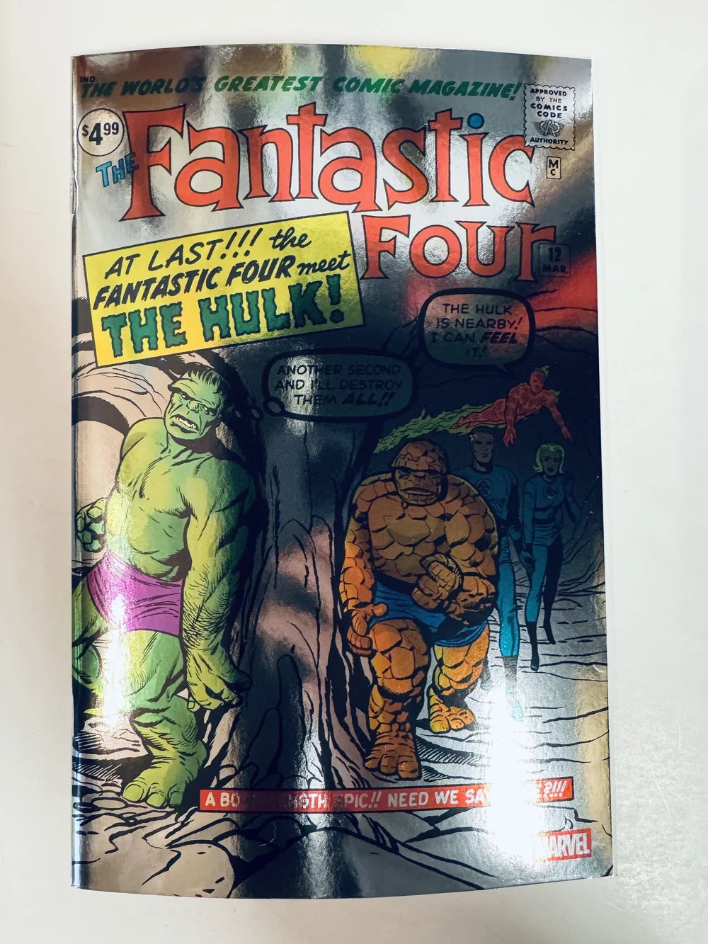 FANTASTIC FOUR #12 NM Foil Facsimile Variant