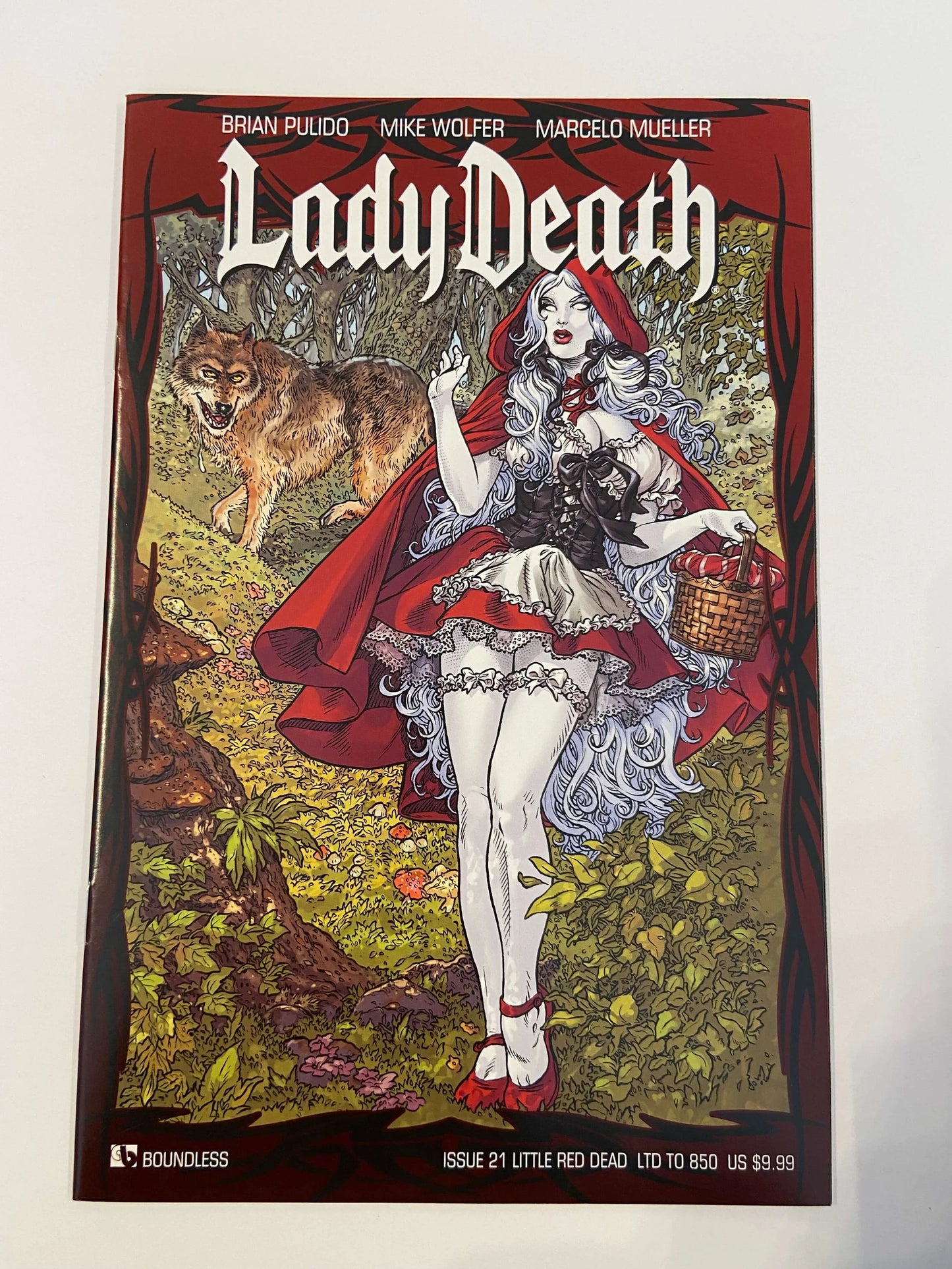 LADY DEATH #21 NM Little Red Dead Variant LTD 850