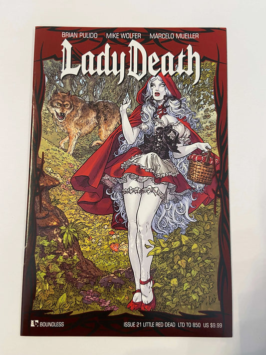 LADY DEATH #21 NM Little Red Dead Variant LTD 850