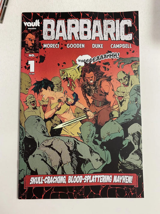 BARBARIC #1 NM 4th Print Variant
