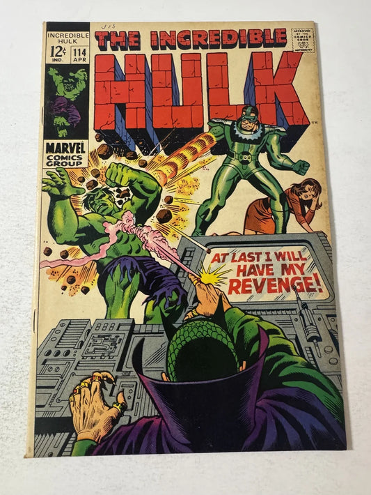 INCREDIBLE HULK #114 FN/VF