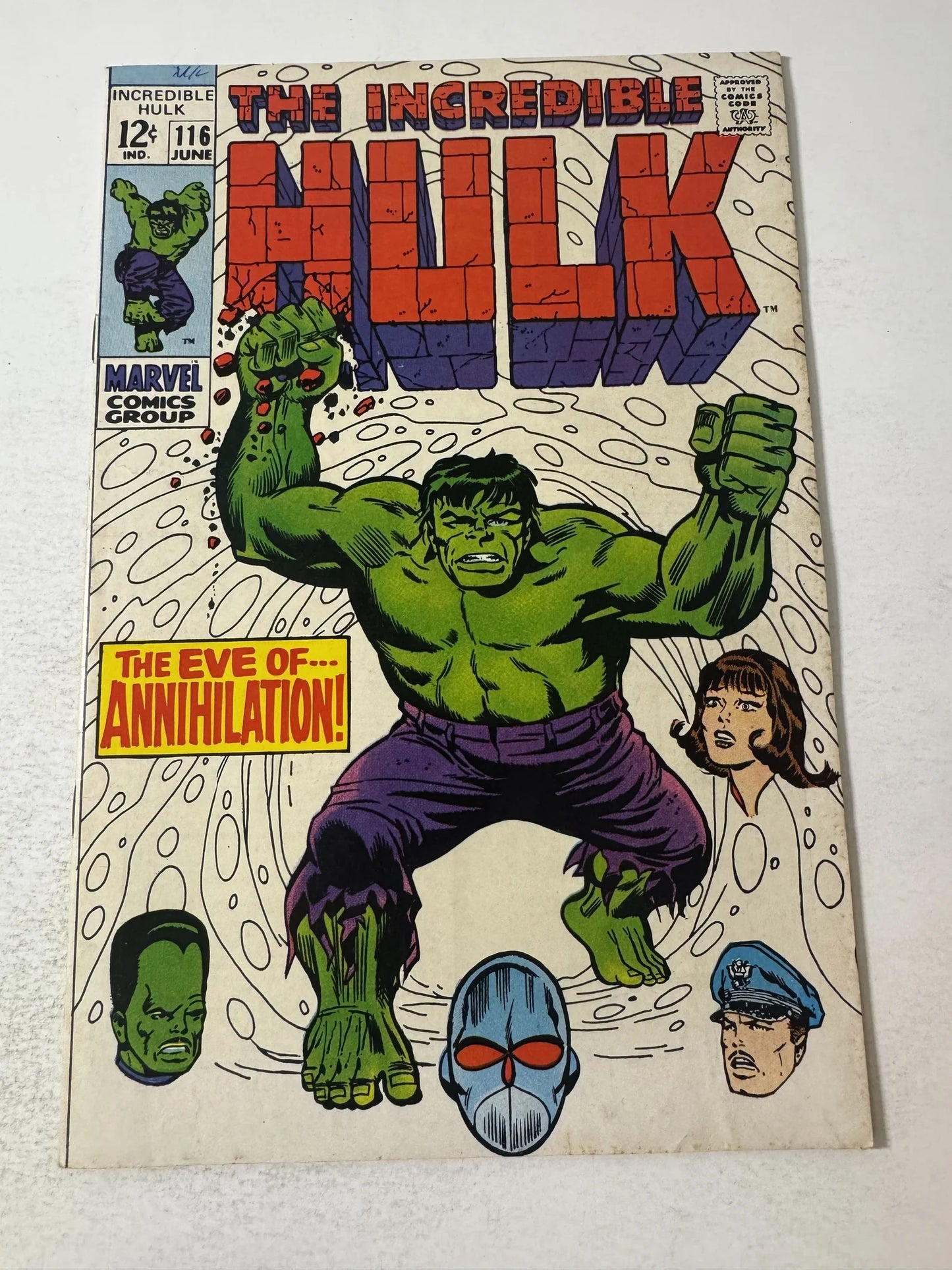 INCREDIBLE HULK #116 VF+