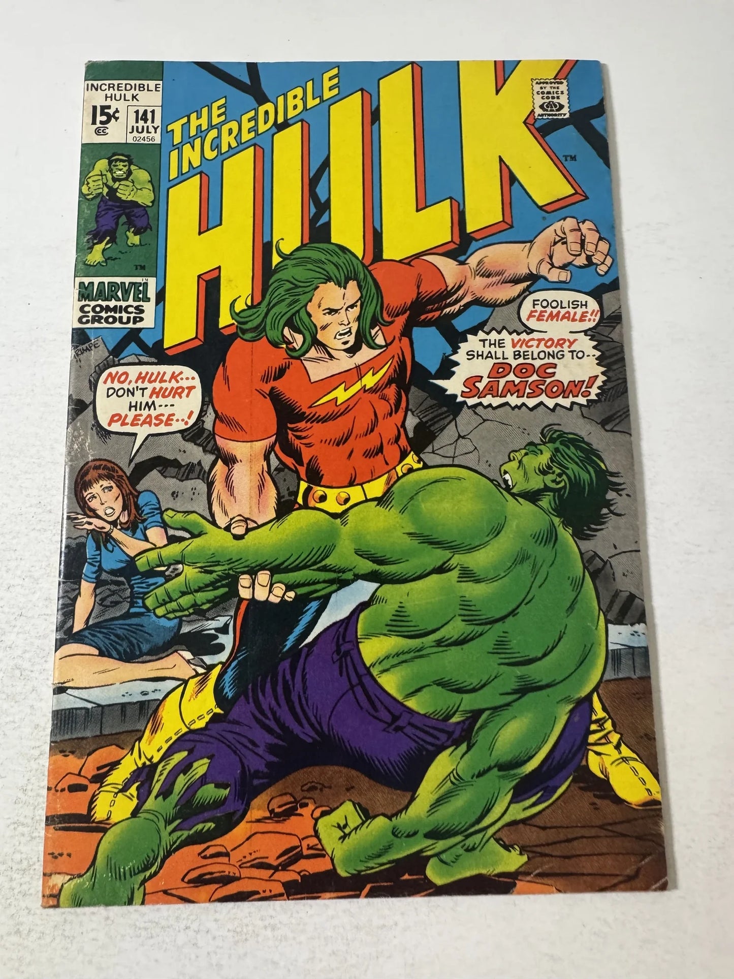 INCREDIBLE HULK #141 FN 1ST APPEARNCE