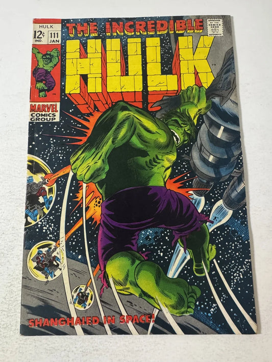 INCREDIBLE HULK #111 FN/VF 1ST APPEARANCE