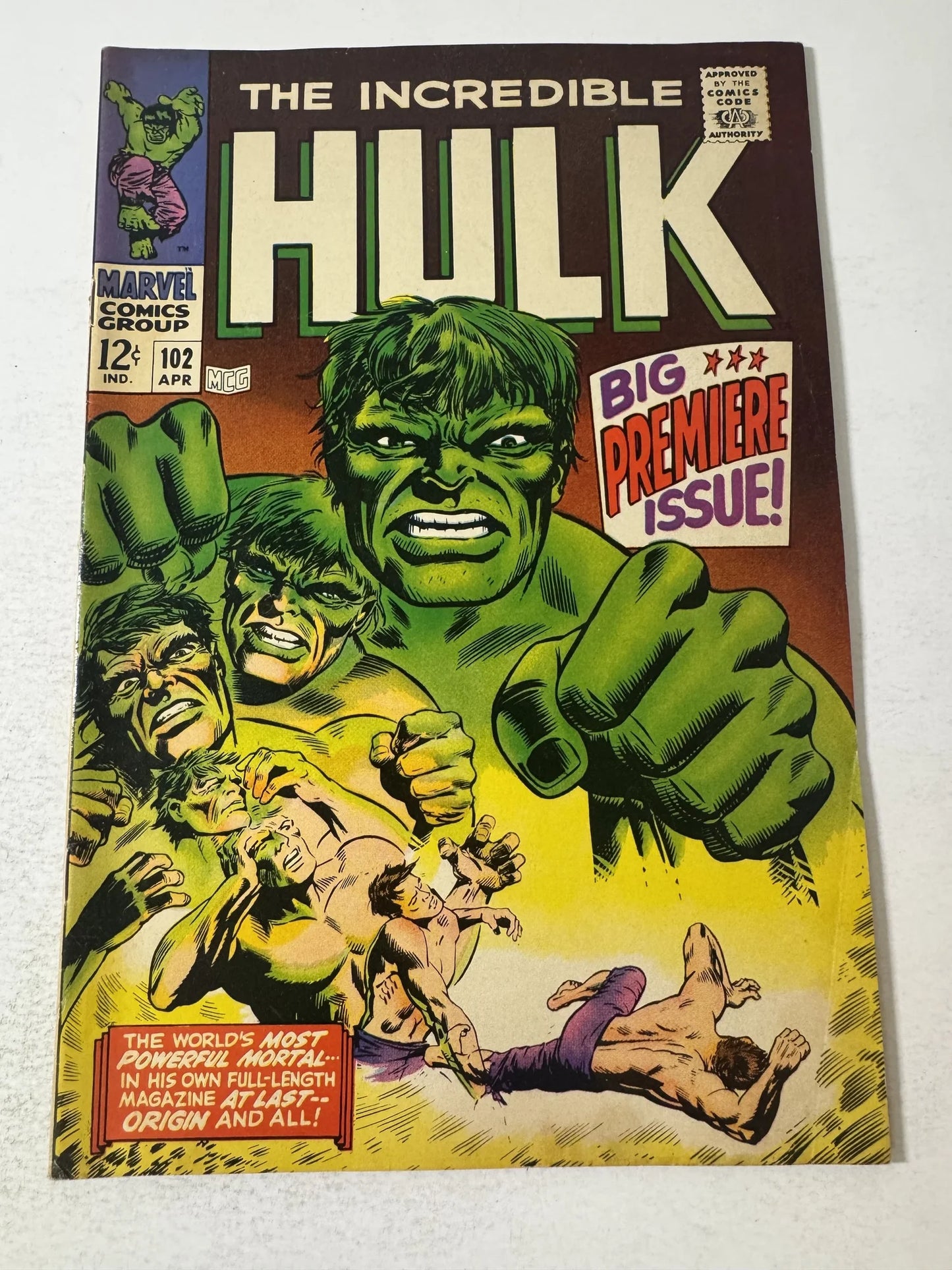 INCREDIBLE HULK #102 VF