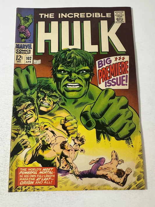 INCREDIBLE HULK #102 VF