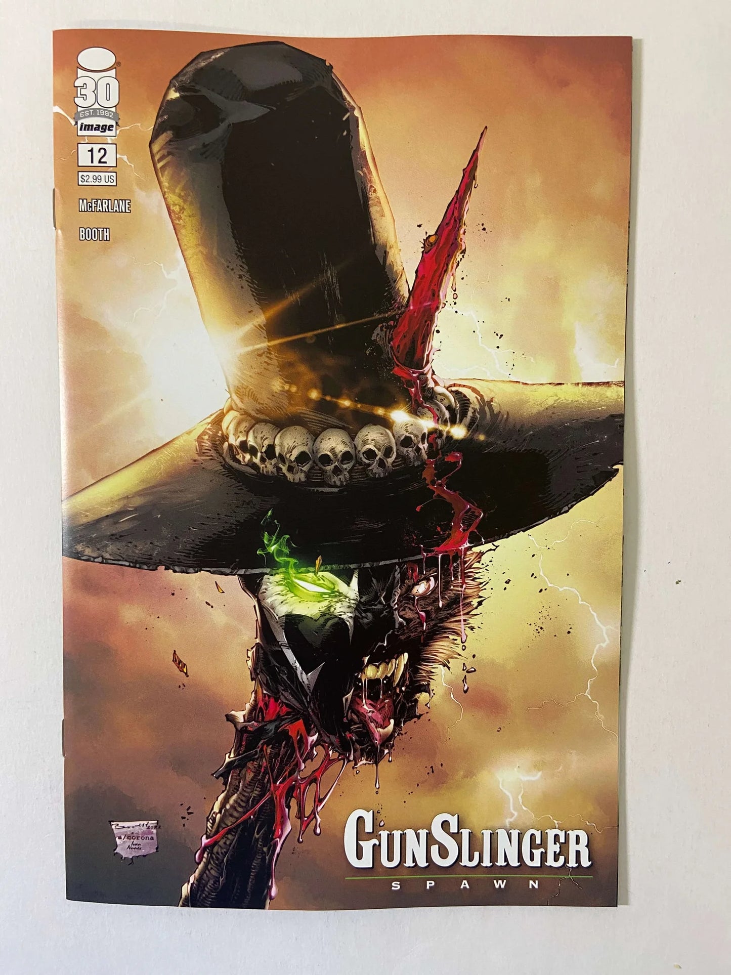 GUNSLINGER SPAWN #12 NM Brett Booth Variant