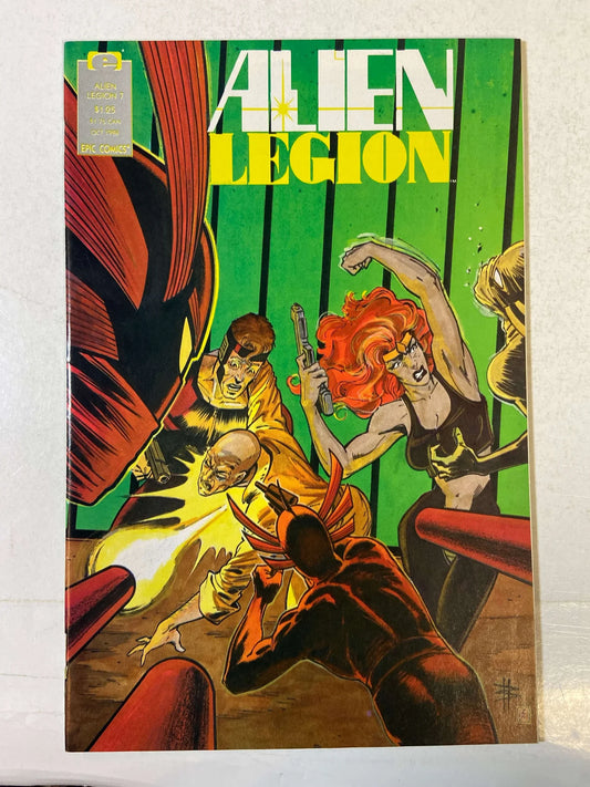ALIEN LEGION #7 Vol 2 VF/NM NEWSSTAND
