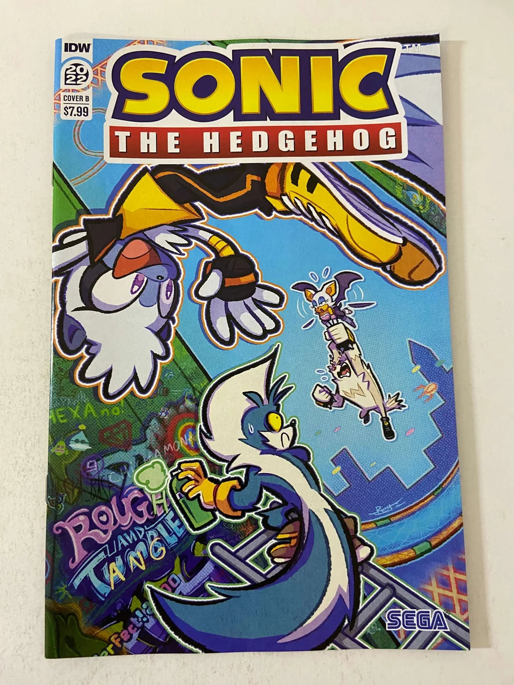 SONIC THE HEDGEHOG 2022 ANNUAL NM B Variant