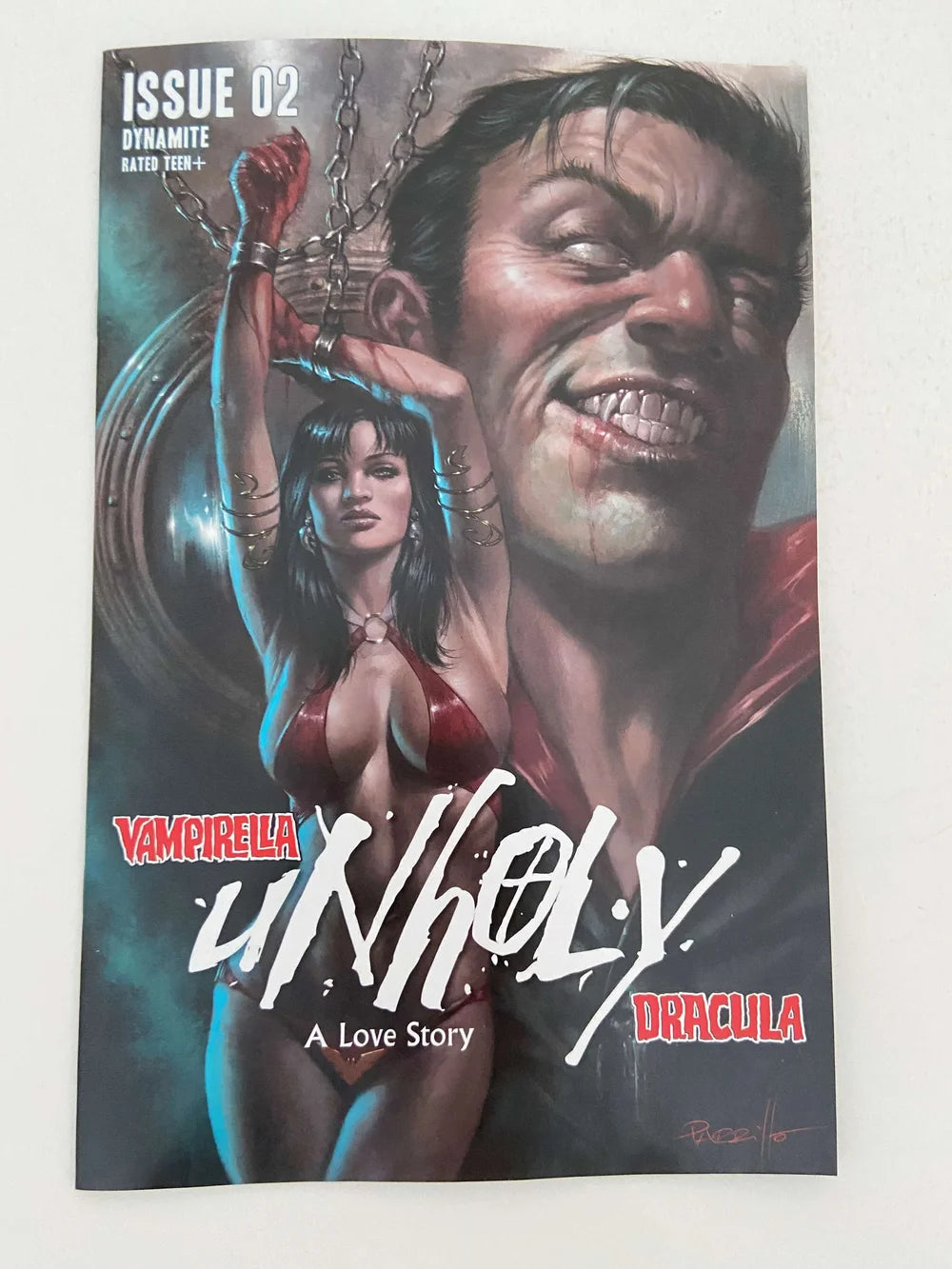 VAMPIRELLA DRACULA UNHOLY #2 NM Lucio Parrillo Cover